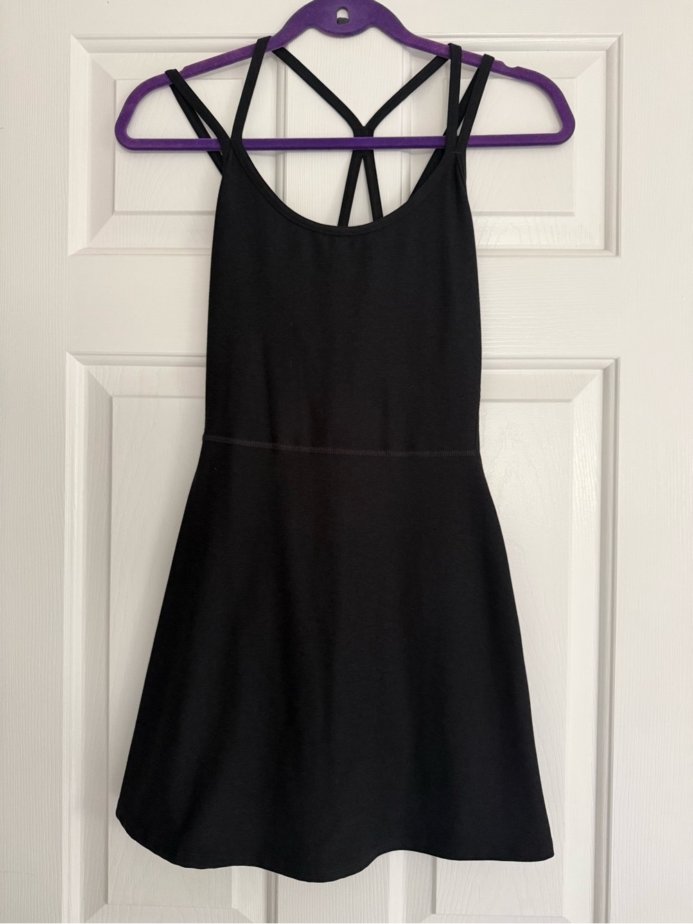 Old Navy active Black Mini Dress with Crisscross Back